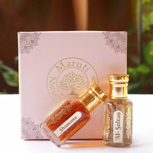 Al Sultan & Shamama Attar Combo – Premium Kannauj Perfumes | MNF