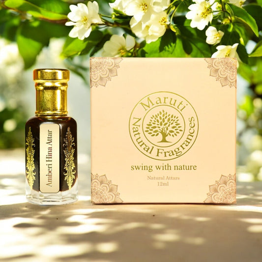 Ambari Hina Attar – Traditional Spicy Perfume Oil from Kannauj