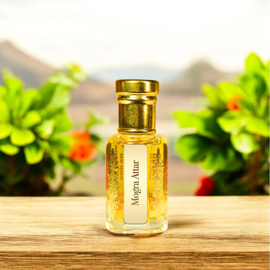 Mogra Attar by Maruti Natural Fragrances – pure jasmine grandiflora perfume oil handcrafted in Kannauj