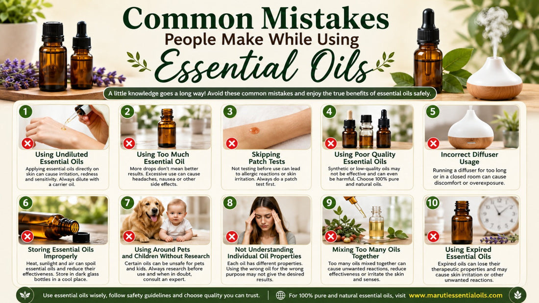 Common Mistakes People Make While Using Essential Oils