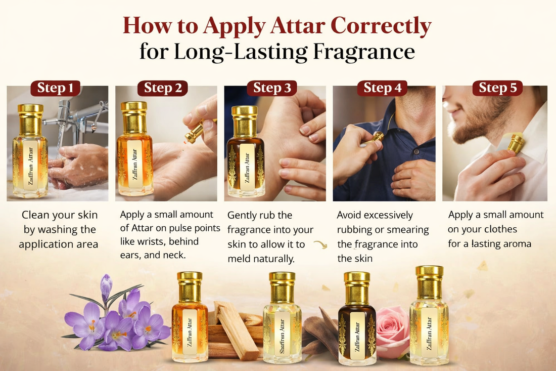 How to Apply Attar Correctly for Long-Lasting Fragrance