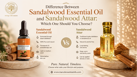 Difference Between Sandalwood Essential Oil and Sandalwood Attar