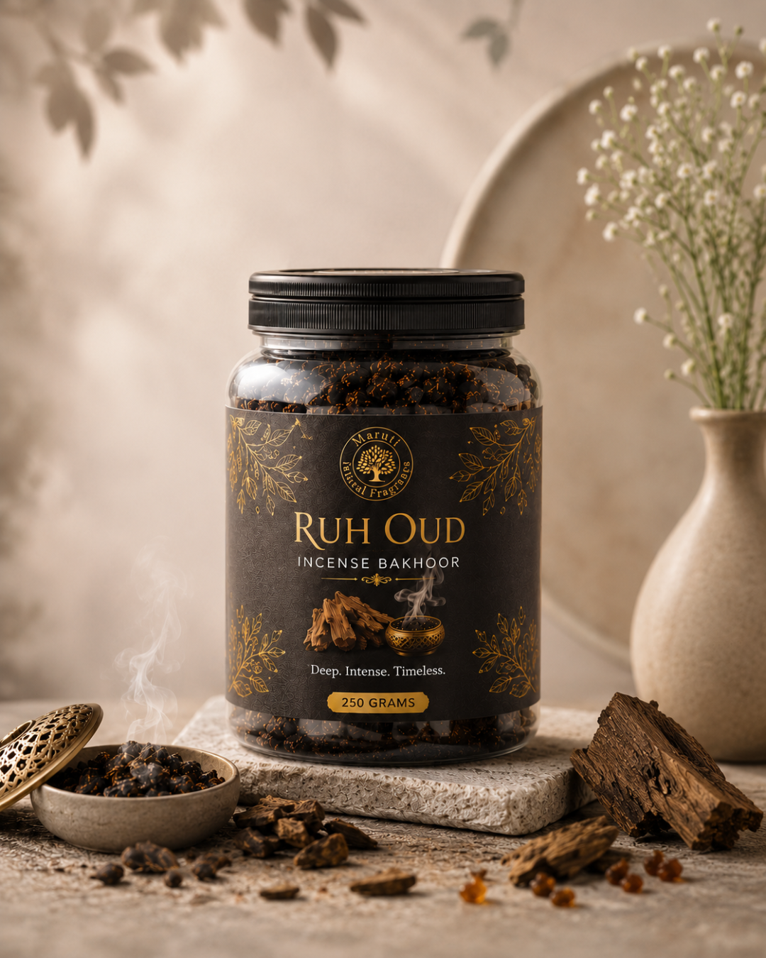 Ruh Oud Bakhoor – Premium Oud Incense
