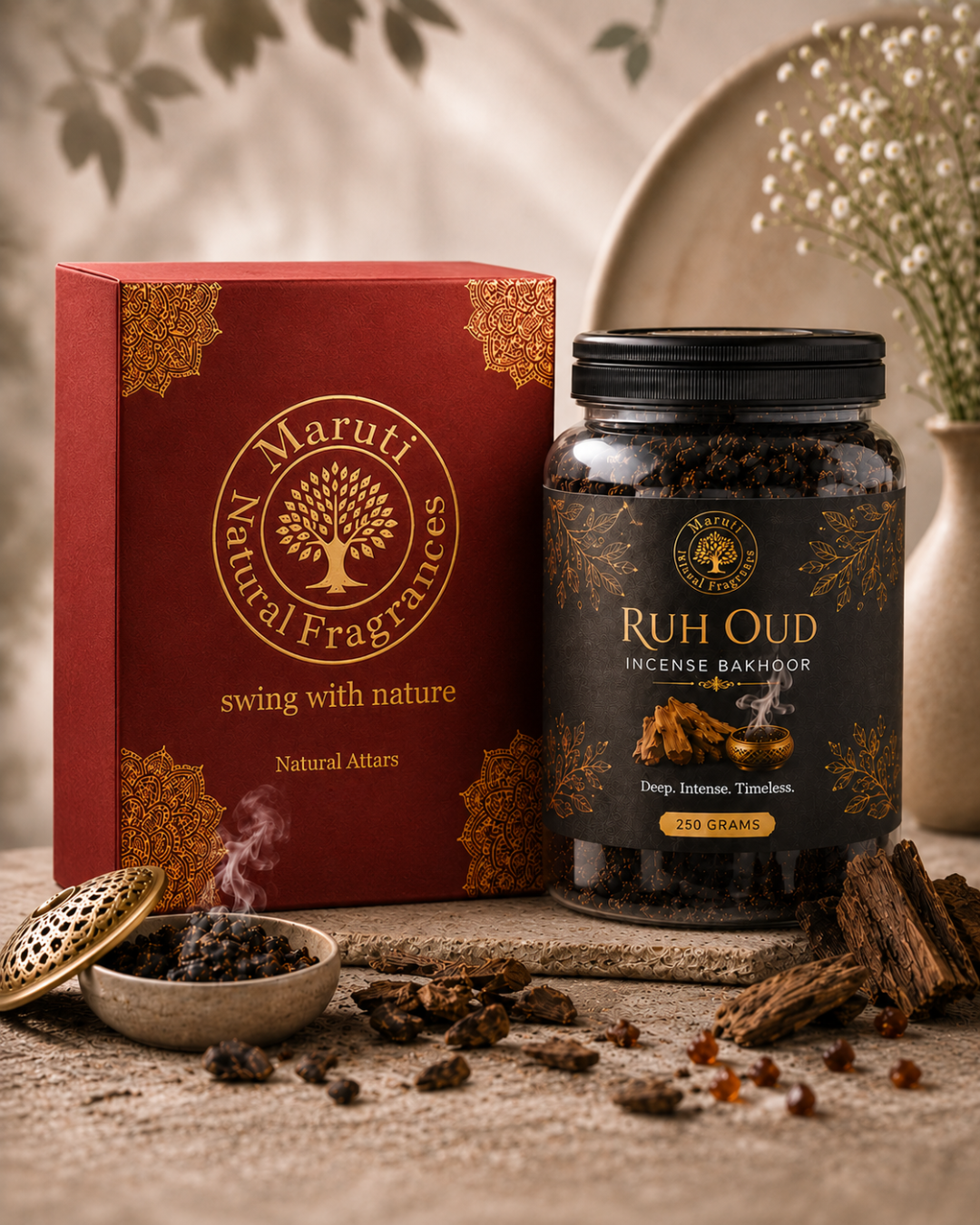 Ruh Oud Bakhoor – Premium Oud Incense