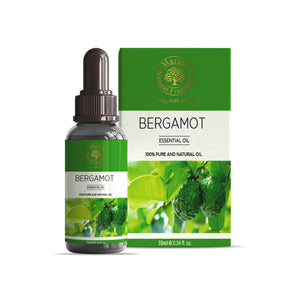 Pure Bergamot Essential Oil Bottle – Natural Citrus Aromatherapy Oil from Kannauj by Maruti Natural Fragrances