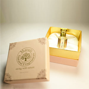 Rose Attar Bottle – Natural Damask Rose Perfume from Kannauj with Sandalwood Base