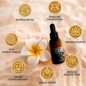 Frangipani Essential Oil by Maruti Natural Fragrances – pure natural floral oil distilled in Kannauj