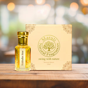 Mukhallat Attar by Maruti Natural Fragrances—traditional Arabic perfume oil handcrafted in Kannauj