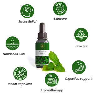 Patchouli & Rosemary Essential Oil – Refreshing Natural Aroma Blend | MNF Fragrances