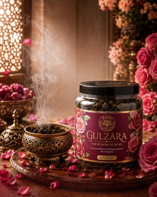 Gulzara Bakhoor – Premium Rose Incense