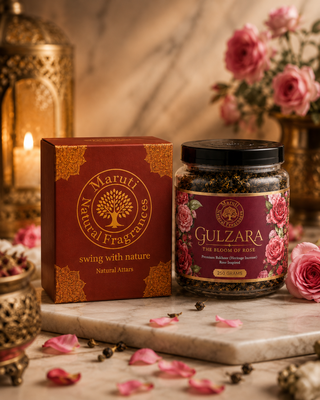 Gulzara Bakhoor – Premium Rose Incense