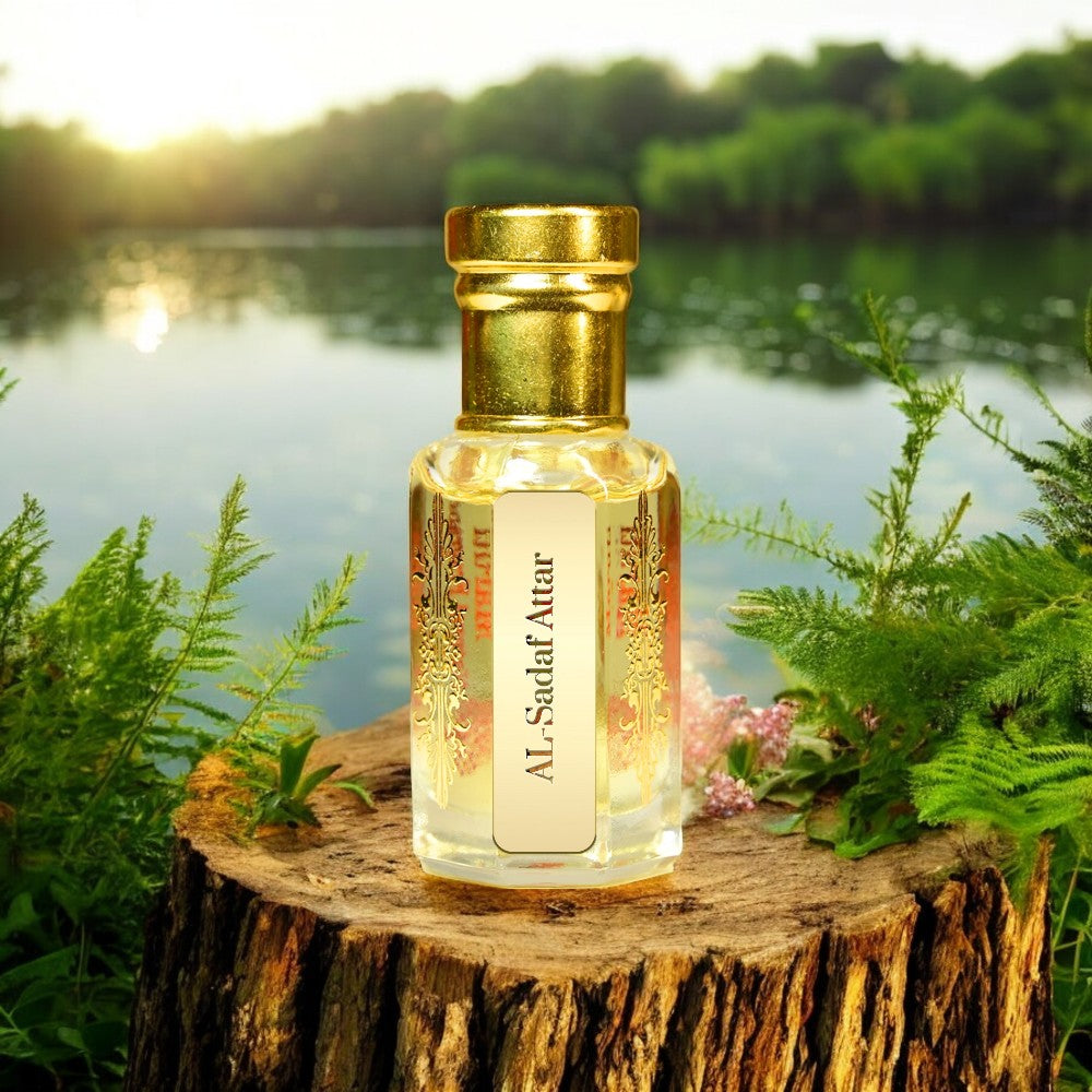 Al-Sadaf Attar Bottle – Natural Floral Oriental Perfume Oil from Kannauj by Maruti Natural Fragrances