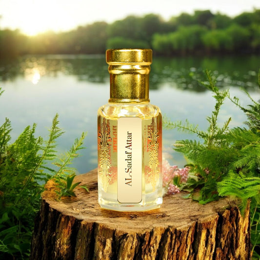 Al-Sadaf Attar Bottle – Natural Floral Oriental Perfume Oil from Kannauj by Maruti Natural Fragrances