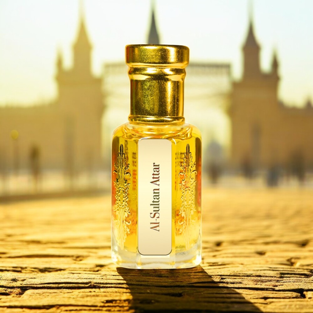 Al-Sultan Attar Bottle – Luxurious Oriental Perfume Oil from Kannauj by Maruti Natural Fragrances