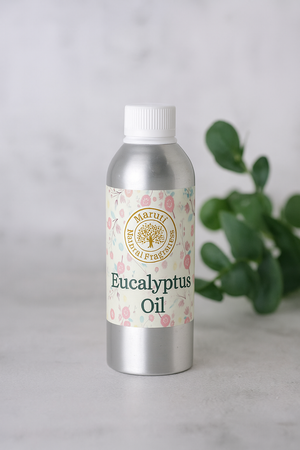 Pure Eucalyptus Essential Oil Bottle – Natural Refreshing Diffuser & Massage Oil from Kannauj by Maruti Natural Fragrances