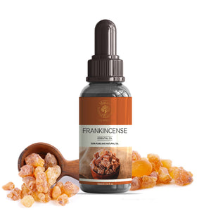 Pure Frankincense Essential Oil Bottle – Natural Resin Aromatherapy Oil from Kannauj by Maruti Natural Fragrances