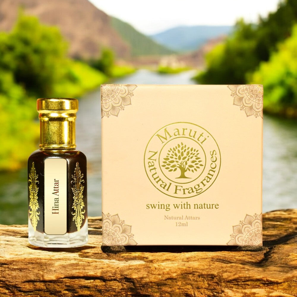 Hina Attar by Maruti Natural Fragrances – traditional earthy natural fragrance oil handcrafted in Kannauj