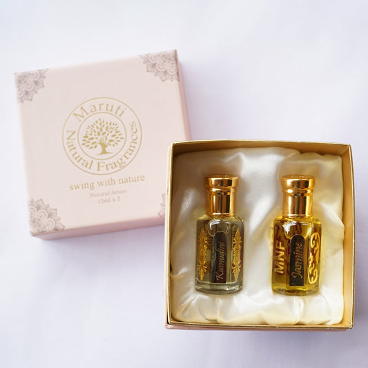Kumudani & Jasmine Attar | Pure Floral Perfume from Kannauj