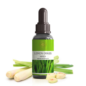 Pure Lemongrass Essential Oil—Fresh, Uplifting, and Energizing