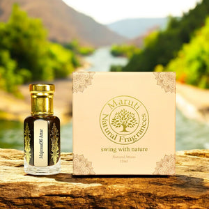 Majmua 96 Attar by Maruti Natural Fragrances – natural earthy and woody perfume oil handcrafted in Kannauj