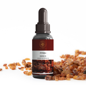 Pure Myrrh Oil Bottle by MNF Fragrances – Natural Resin Essential Oil