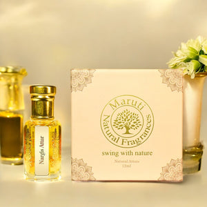 Nargis Attar Bottle – Natural Floral Perfume Oil from Kannauj by Maruti Natural Fragrances
