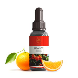 Pure Orange Essential Oil Bottle by MNF Fragrances – Natural Citrus Aromatherapy Oil