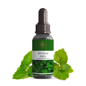 Patchouli Essential Oil by Maruti Natural Fragrances—pure earthy natural oil distilled in Kannauj