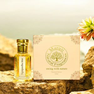 Rajanigandha Attar by Maruti Natural Fragrances—pure tuberose natural perfume oil handcrafted in Kannauj