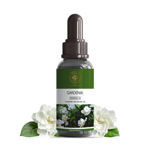 Pure Gardenia Essential Oil Bottle – Exotic Floral Aromatherapy Oil from Kannauj by Maruti Natural Fragrances