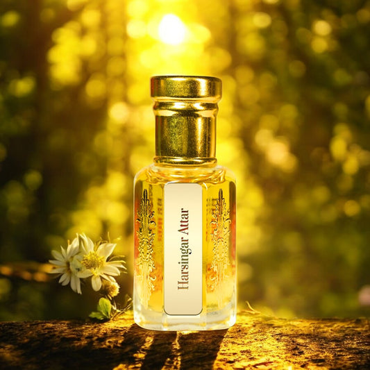Harsingar Attar by Maruti Natural Fragrances – natural night jasmine fragrance oil handcrafted in Kannauj